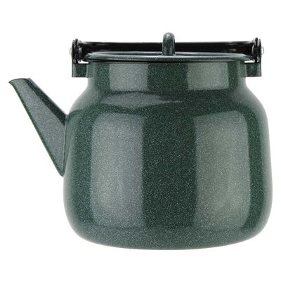 Imagen 1 del producto Tetera de Acero Vitrificado Fantuzzi Fundo Verde 3,5 lt