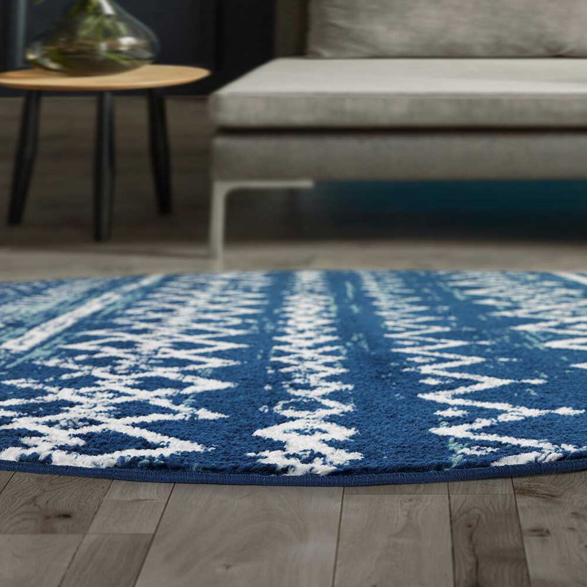 Alfombra Modalfo Phoenix Azul Marino 240 x 240 cm