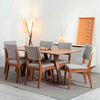 Juego de Comedor Decocasa Avena 6 Sillas Canela