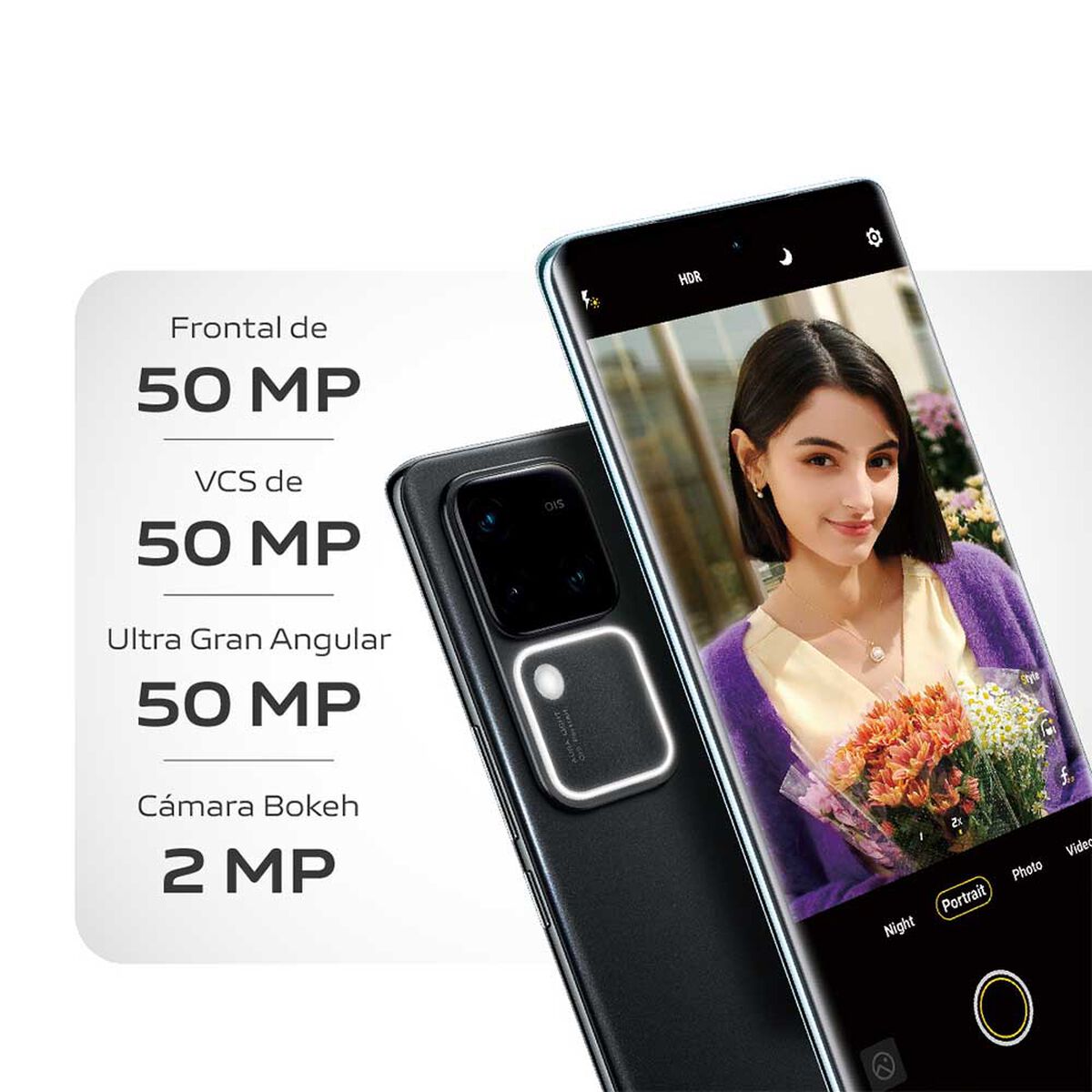 Celular Vivo V30 512GB 6,78" Black Liberado