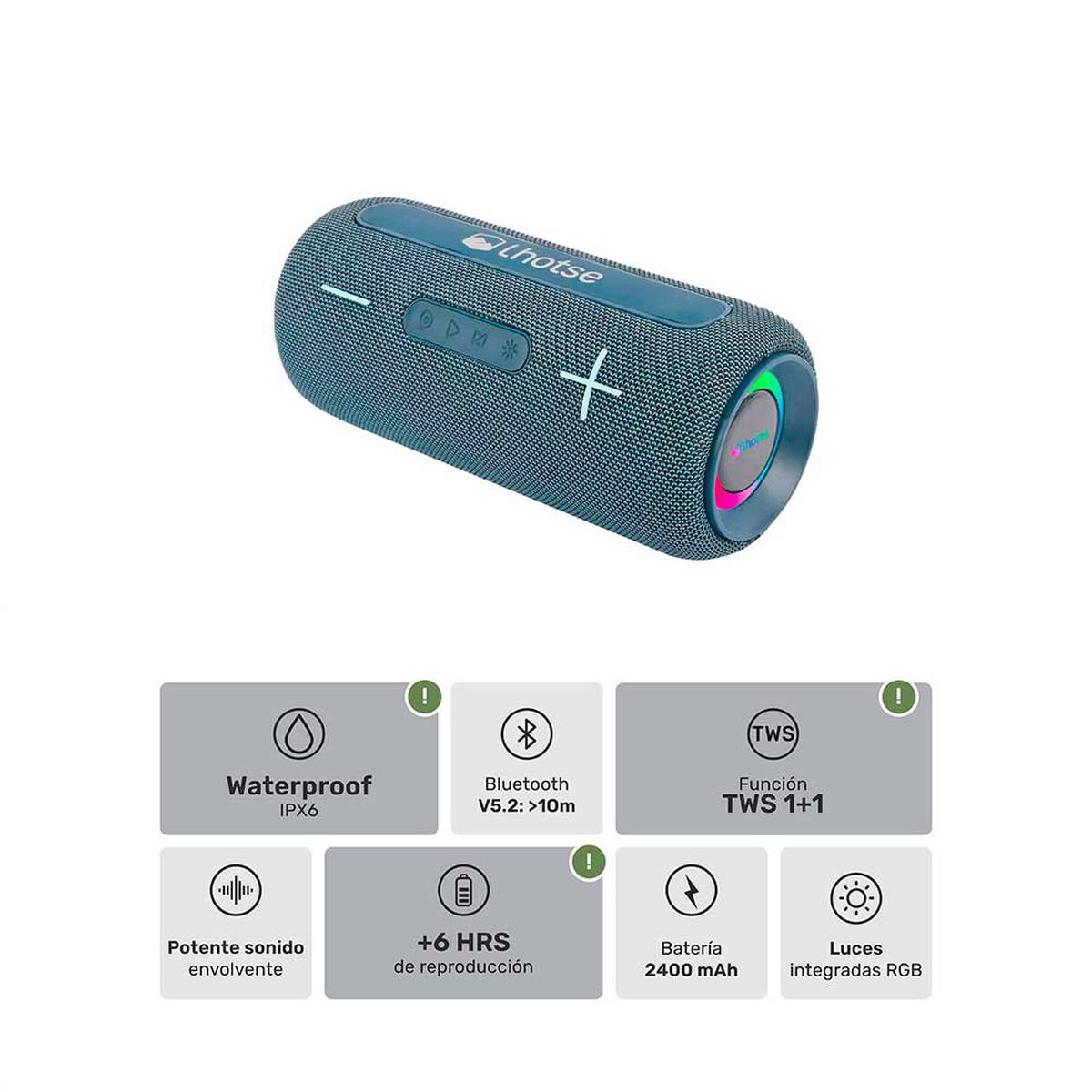 Parlante Bluetooth Lhotse Journey Azul