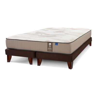 Cama Europea Flex Base Dividida 2 Plazas Dual Sensity