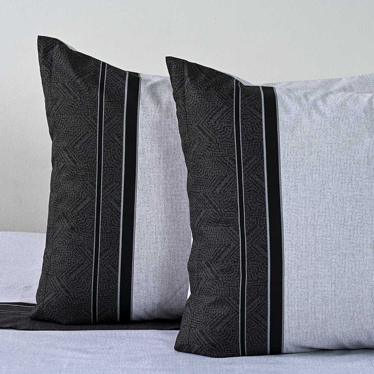 Juego de S&aacute;banas American Family King 144 Hilos Zircon Negro