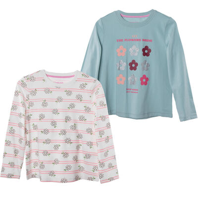 Pack 2 Polera Manga Larga Niña Chess