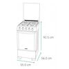 Cocina a Gas Mabe CMC5530AG0 4 Quemadores