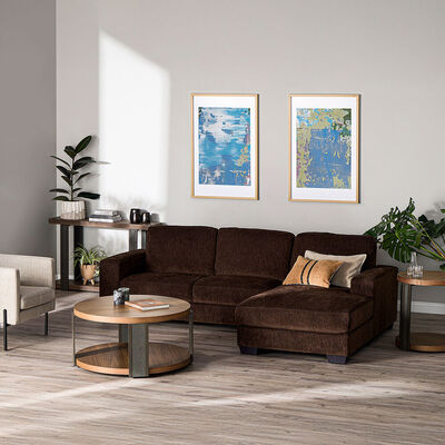 Imagen 2 del producto Sofá Seccional Rosen Sullivan 3 Cuerpos Chocolate