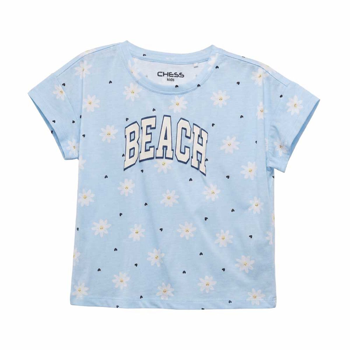 Polera Manga Corta Ni&ntilde;a Chess