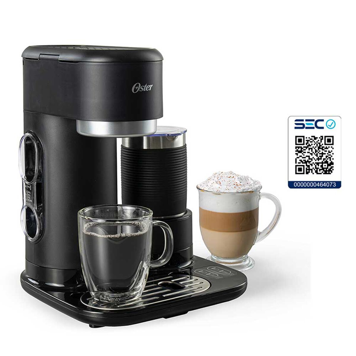 Cafetera Latte Oster BVSTDC02B con Espumador 650 ml
