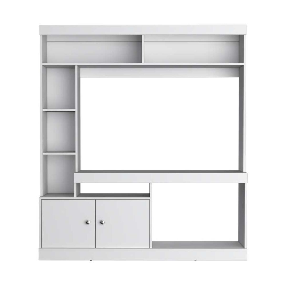 Estante TV TuHome Dante Hasta 65" Nogal Y Miel