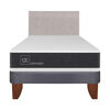 Cama Europea CIC 1,5 Plazas New Ortopedic + Respaldo Tigris