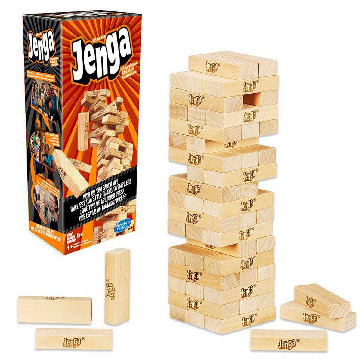 Juego Jenga cl&aacute;sico