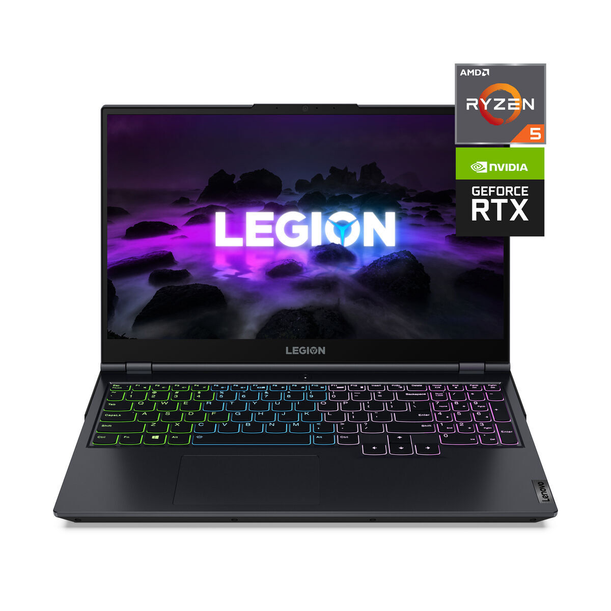 Notebook Gamer Lenovo Legion 5 Ryzen 5-5600H 8GB 512GB SSD 15.6" NVIDIA RTX3060