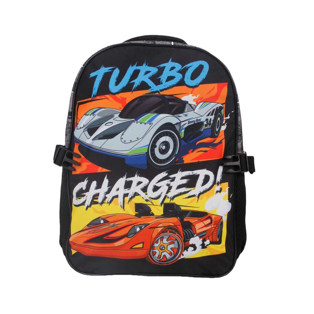 Mochila con Lonchera Hotwheels