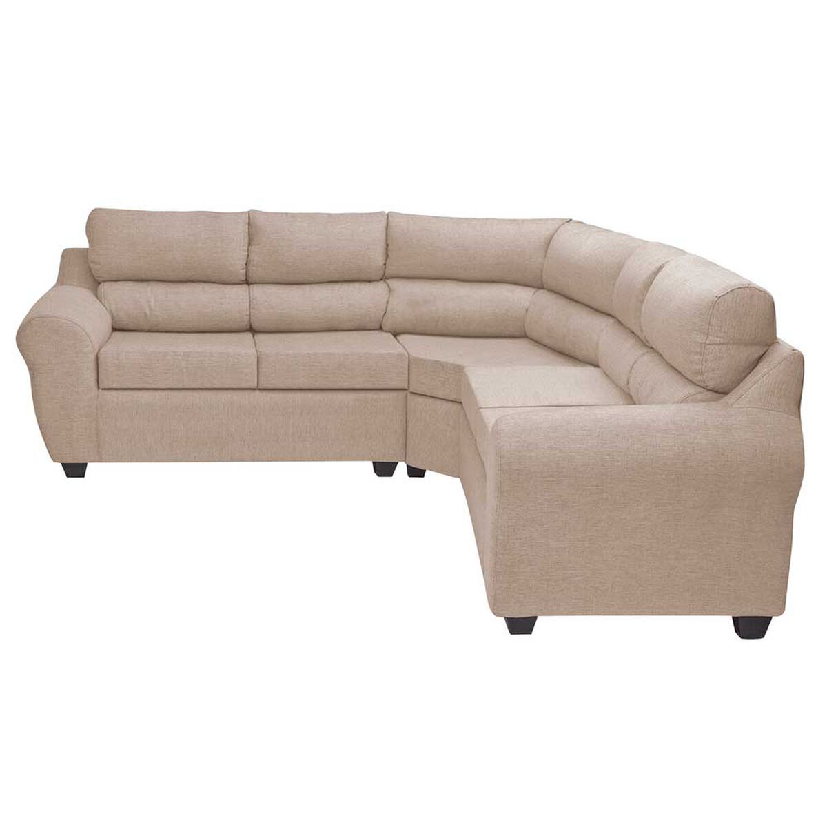 Sofá Seccional Mexx Muebles Dubai 5 Cuerpos Beige