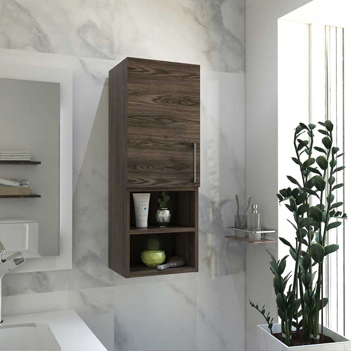 Botiquín TuHome Barcelona 2 Puertas Coñac