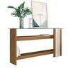 Mesa de Arrimo Altavision Frizz Natu Café Claro