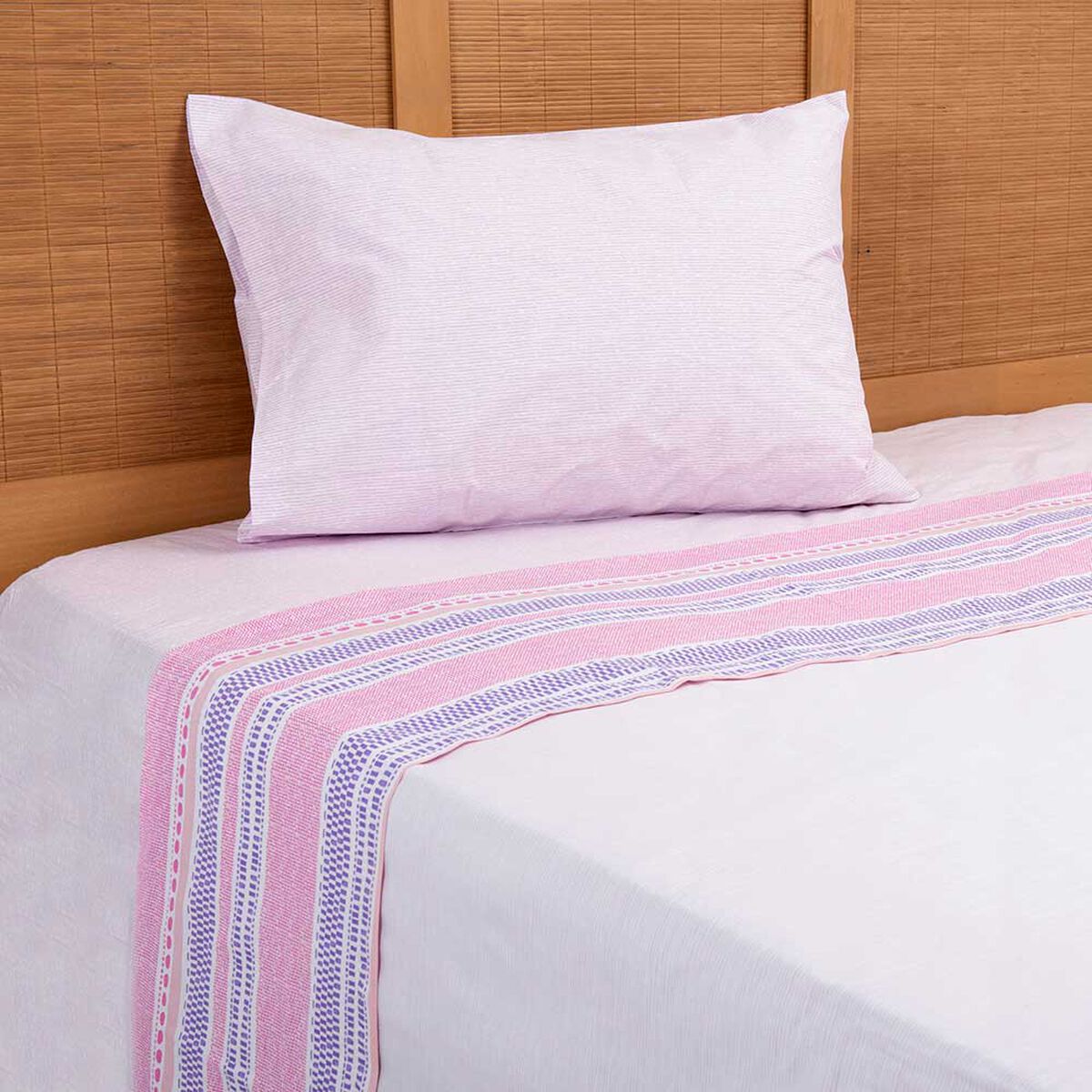 Juego de Sábanas Mashini 180 Hilos 1,5 Plazas Estampado Multicolor