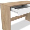 Escritorio CIC Roma Olmo Blanco 2 Cajones