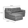 Sofá Seccional Modular Deco Outlet Polonia 4 Cuerpos Beige