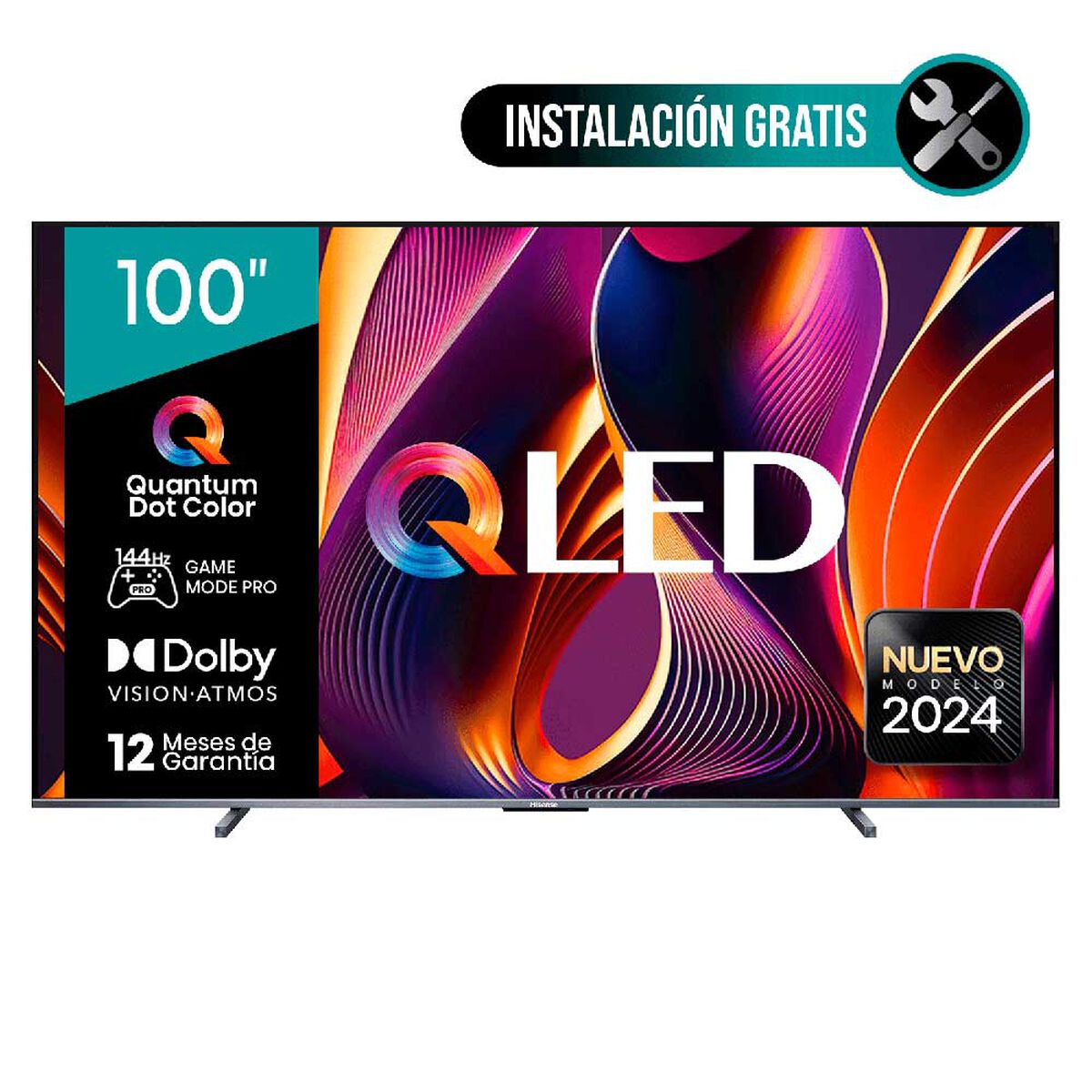 QLED 100'' Hisense 100Q7N Smart TV 4K