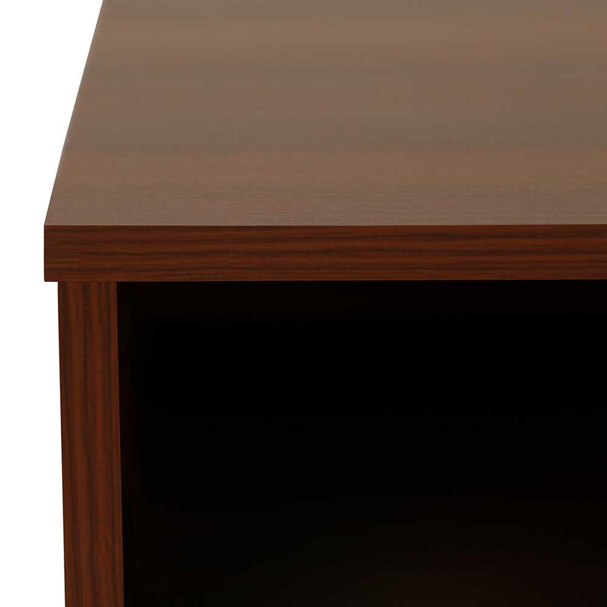 Rack TV Stanford 1 Puerta 2 Repisas Hasta 60" Chocolate