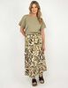Falda Maxi Estampada Mujer Portman Club