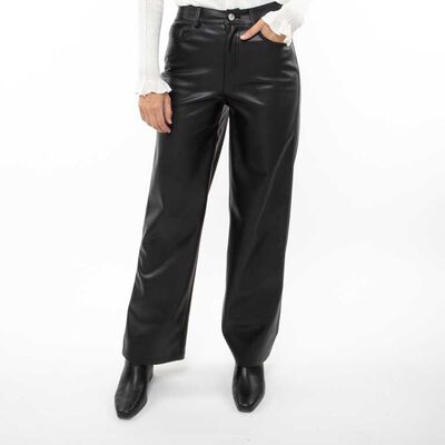 Pantalón Ecocuero Mujer Zibel