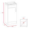 Combo Mueble Lavamanos Madrid + Espejo Bolonia TuHome