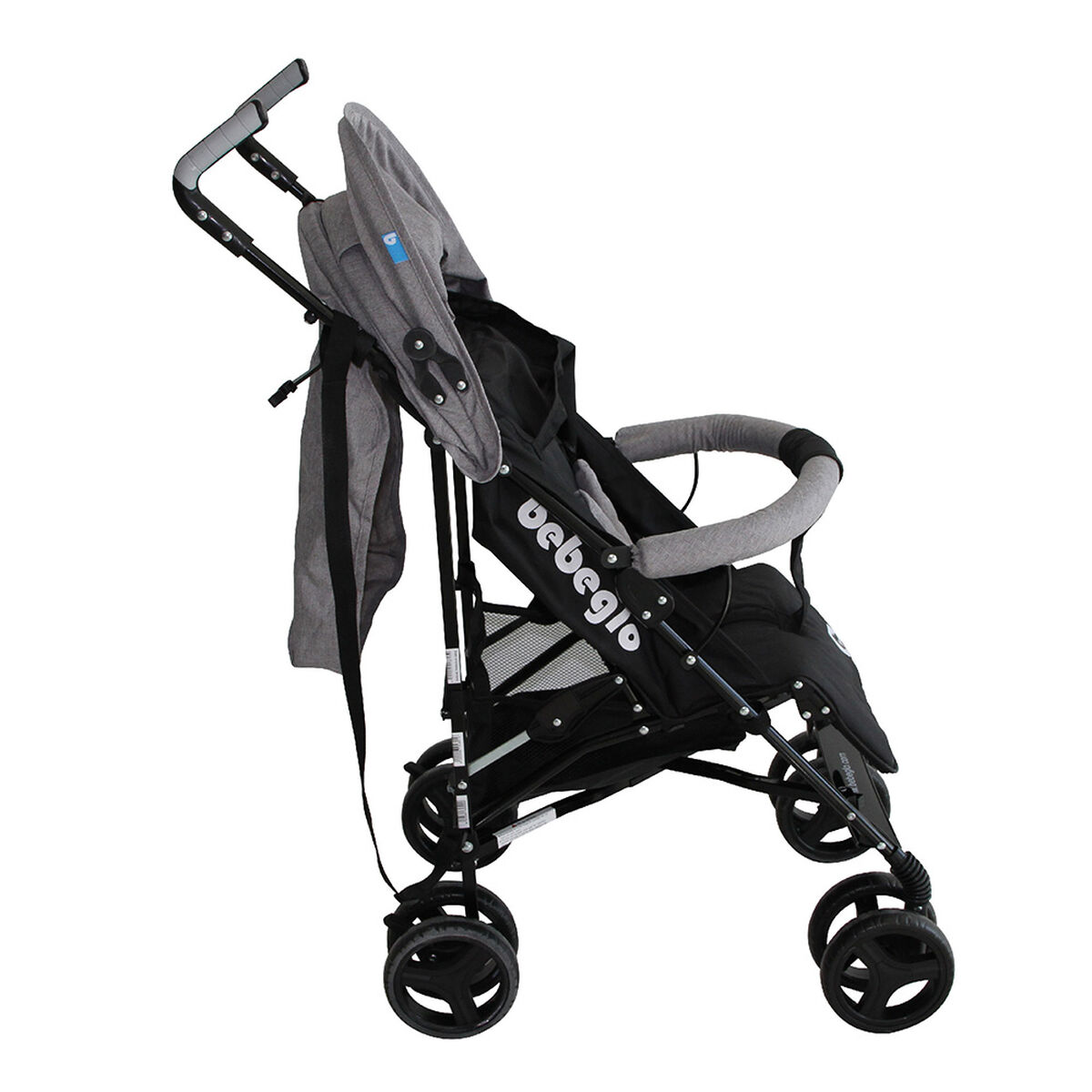Coche Paraguas Bebeglo RS-1395L Gris