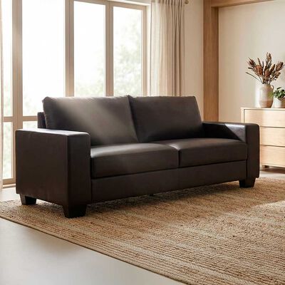 Sof&aacute; CIC 3 Cuerpos Ontario Pu Chocolate 3 Cuerpos Chocolate