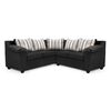 Sof&aacute; Seccional Muebles MPR Cattaleya 5 Negro