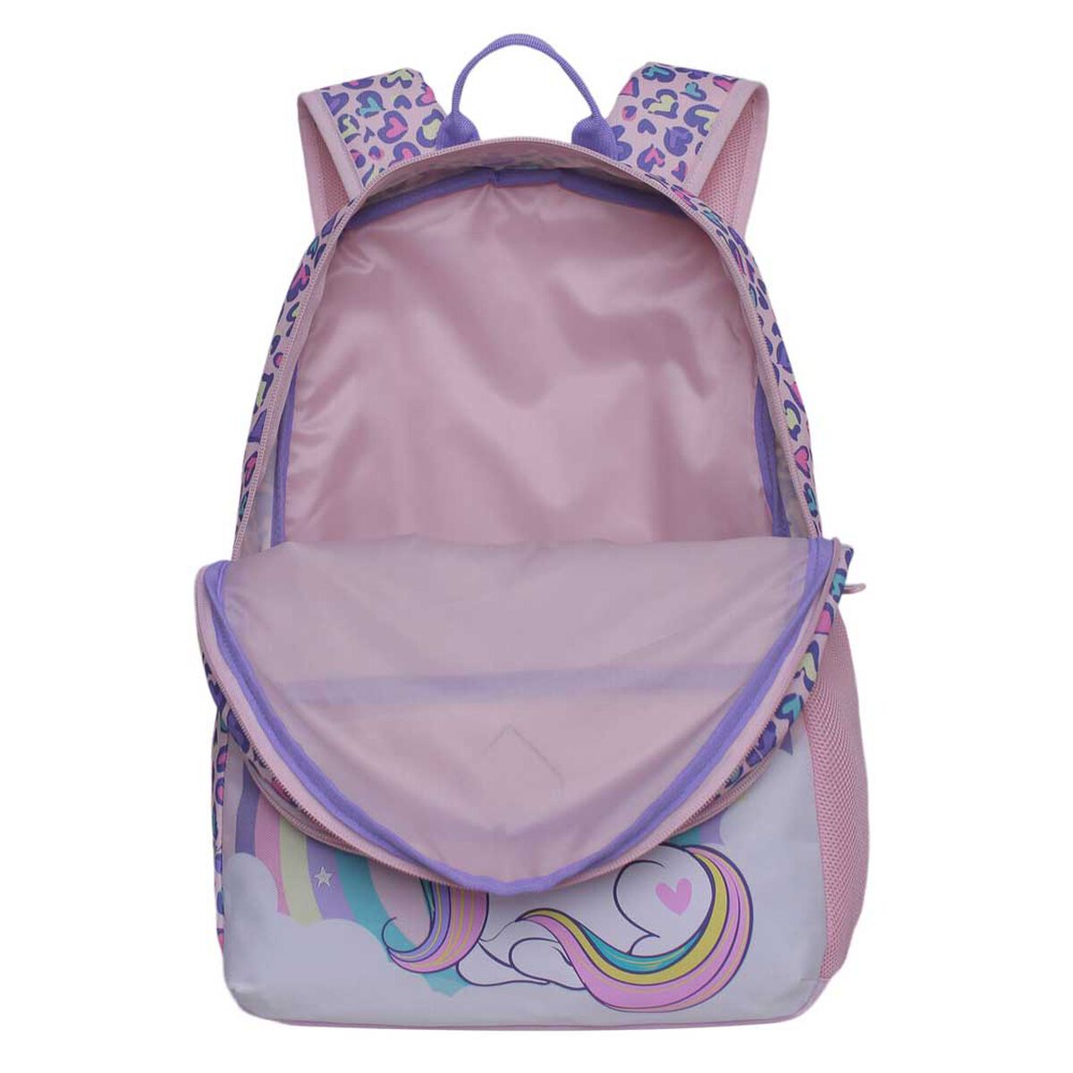 Mochila Infantil Sunny Unicornio Corazon Rosado Head