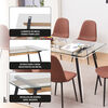 Juego de Comedor Zoy Home Creta 6 Sillas Café