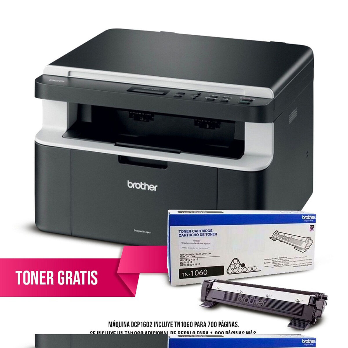Impresora Multifuncional Brother DCP-1602