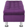 Banqueta Felpa Bodevir Lisboa 2 Cuerpos Morado