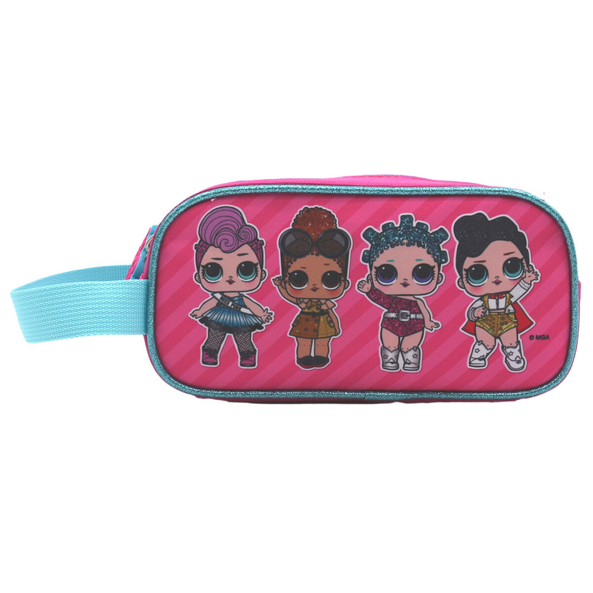 Pack 1 Mochila con Ruedas + 1 Lonchera + 1 Estuche L.O.L Suprise