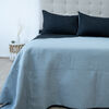Quilt Doral Hotpress Bi-Color 2 Plazas Negro-Gris
