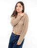 Sweater Crop Crochet Mujer Icono