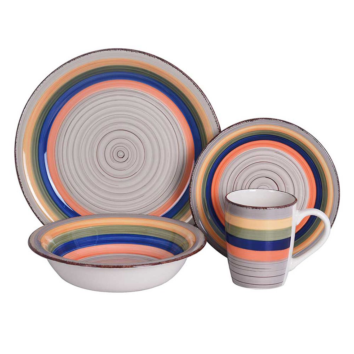 Set de Vajilla Cuisine by Idetex Zanse 24 Piezas Beige