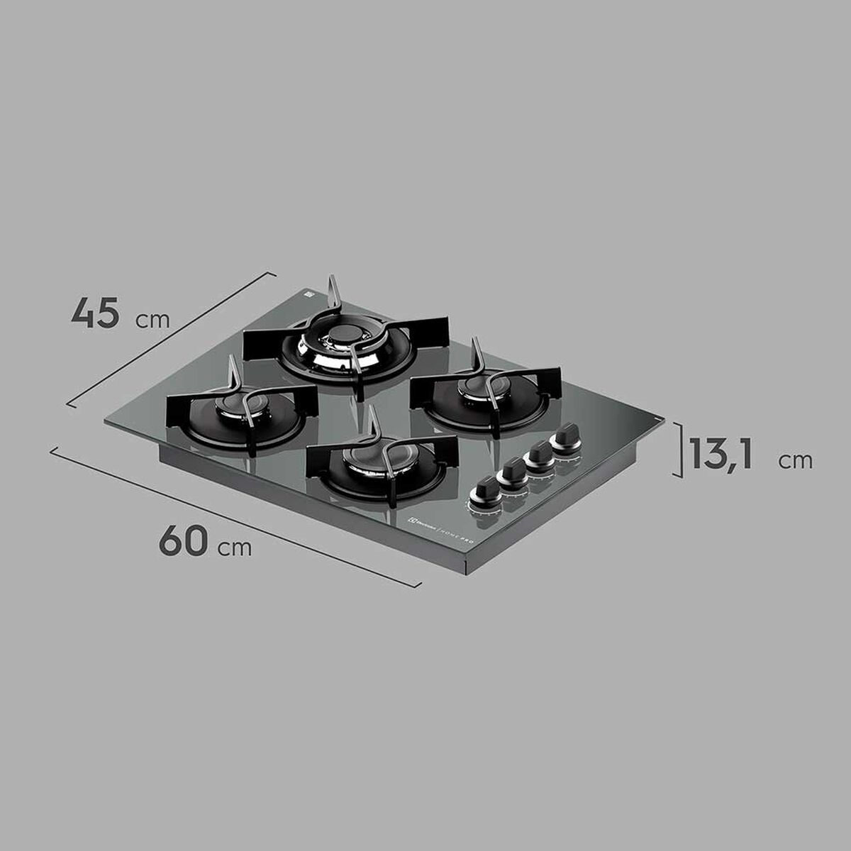 Encimera a Gas Electrolux 4 Quemadores KE4HP