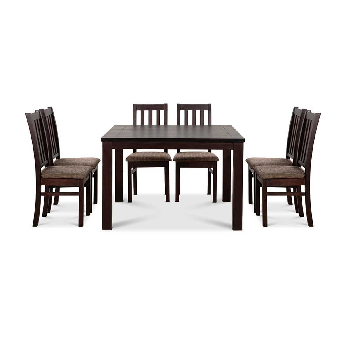 Juego de Comedor CIC Ñuble Chocolate 8 Sillas