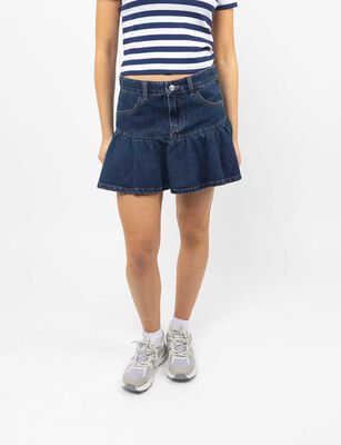 Imagen 1 del producto Falda Mini Vuelos Mujer Icono Azul