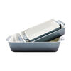 Set 3 Fuentes de Cerámica para Horno Gris Simplit