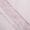 Juego de Sábanas Plumetti 2 Plazas Broderie Rosado