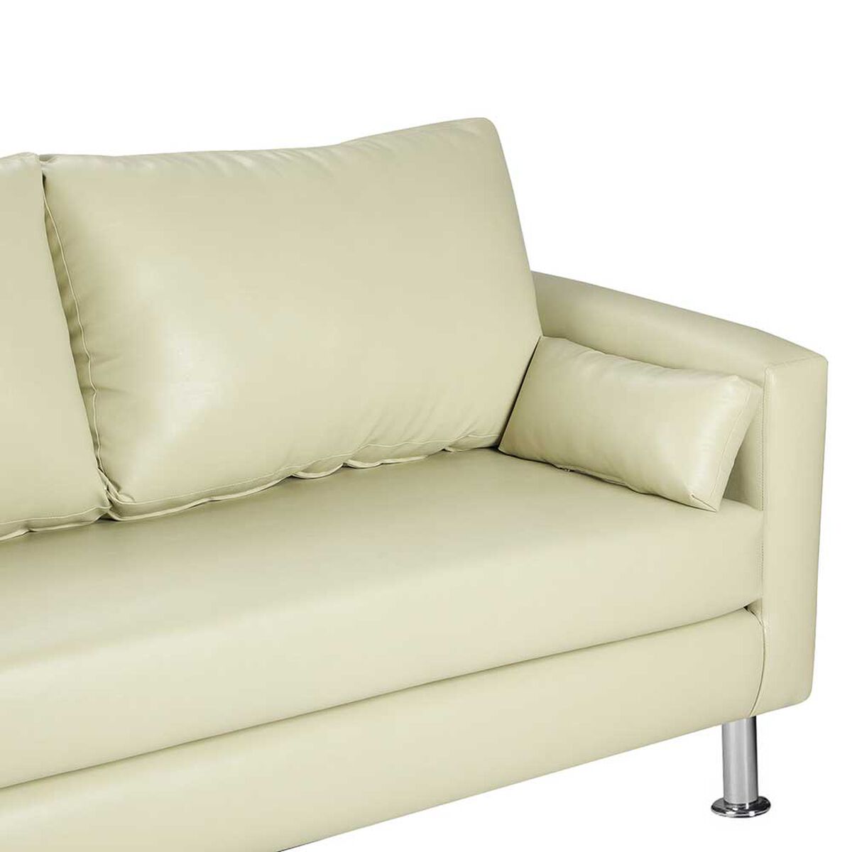 Sofá Bodevir Sky PU 12 3 Cuerpos Beige 