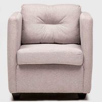 Poltrona Cabsur Caburga Tela Beige