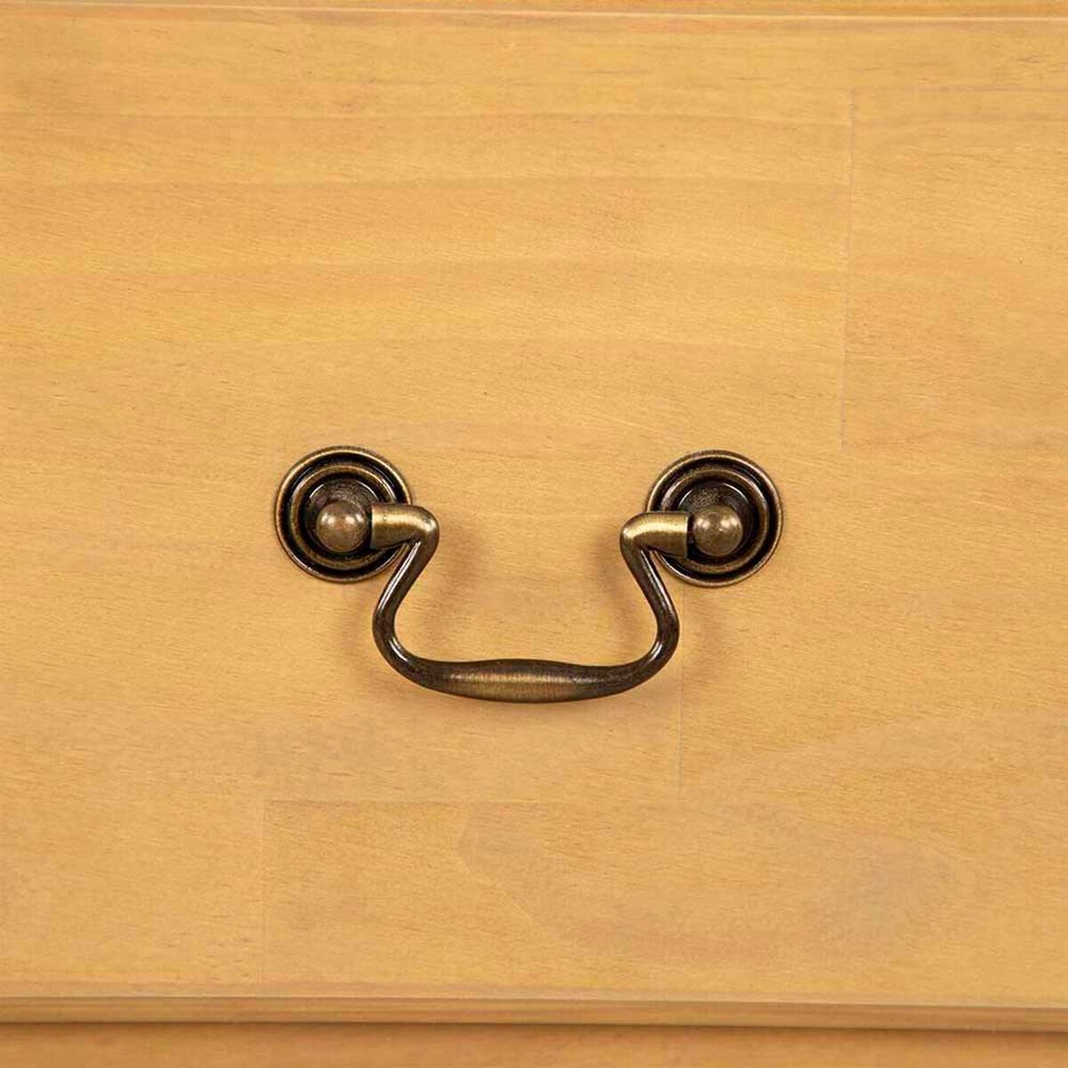 Velador CIC Miro 2 Cajones Mostaza