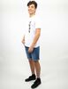 Polera Con Estampado Manga Corta Hombre Icono