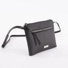 Cartera Cross Bag Negra Eco Cuero Mujer Portman Club