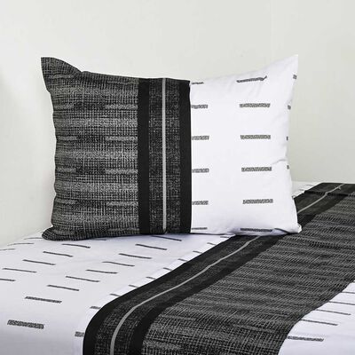 Imagen 1 del producto Juego de Sábanas American Family 144 Hilos 1,5 Plazas Vias Negro